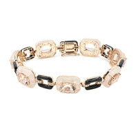 Bracciale in oro con Quarzo Bianco (CIRARI)