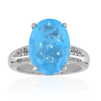 Anello in argento con Quarzo Blu
