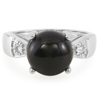 Anello in argento con Psilomelano