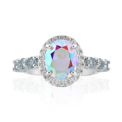 Anello in argento con Quarzo Moonlight