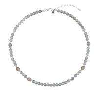 Collana in argento con Labradorite
