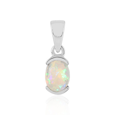 Ciondolo in argento con Opale di Welo