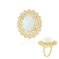 Anello in argento con Opale di Welo