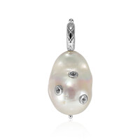 Ciondolo in argento con Perla di Acqua Dolce (TPC)