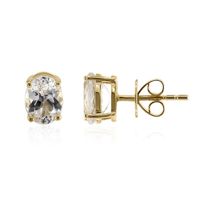 Orecchini in oro con Danburite Rosa del Messico