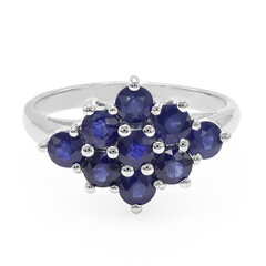 Anello in argento con Zaffiro Blu