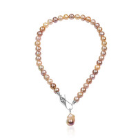 Collana in argento con Perla di Acqua Dolce (TPC)