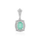 Ciondolo in argento con Smeraldo Etiope