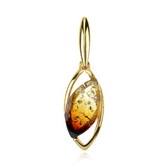 Ciondolo in argento con Ambra Baltica