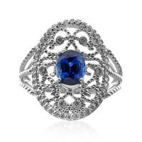 Anello in oro con Zaffiro Ceylon Blu (CIRARI)