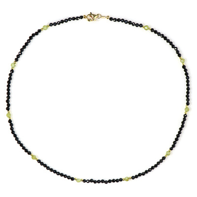Collana in argento con Spinello Nero