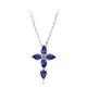 Collana in oro con Tanzanite AAA