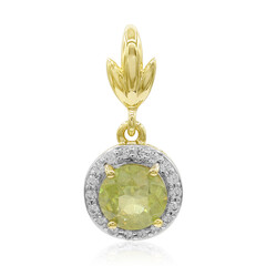 Ciondolo in oro con Sfene