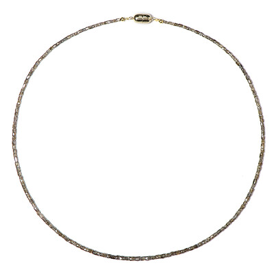 Collana in oro con Diamante Champagne (Annette)