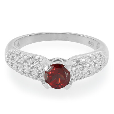 Anello in argento con Rodolite