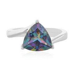 Anello in argento con Topazio Rugiada Mattutina