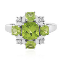 Anello in argento con Peridoto
