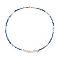 Collana in argento con Quarzo Bianco