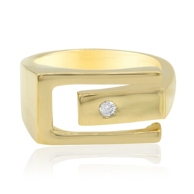 Anello in argento con Diamante I1 (G) (Annette)