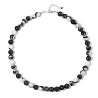 Collana in argento con Dolomite White Buffalo