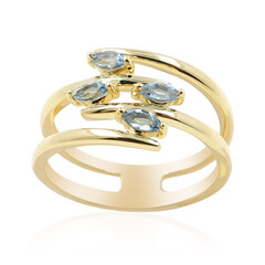 Anello in oro con Acquamarina Santa Maria (de Melo)