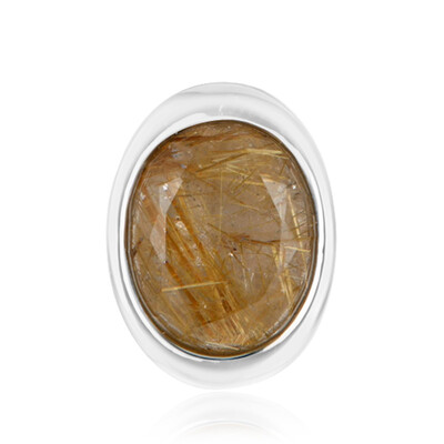 Ciondolo in argento con Quarzo Rutilato (MONOSONO COLLECTION)