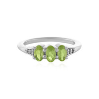 Anello in argento con Peridoto Arizona