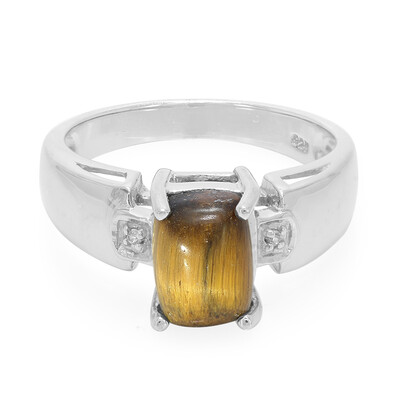 Anello in argento con Occhio di Tigre