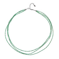 Collana in argento con Smeraldo Socoto