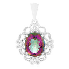 Ciondolo in argento con Quarzo Mistico