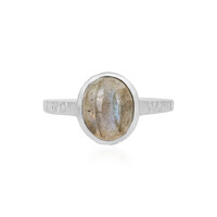 Anello in argento con Labradorite