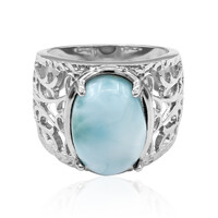 Anello in argento con Larimar
