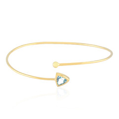 Bracciale in argento con Topazio Blu Cielo