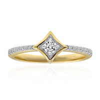 Anello in oro con Diamante IF (D)