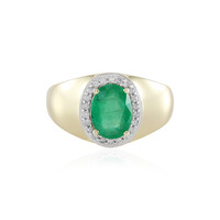 Anello in oro con Smeraldo Brasiliano