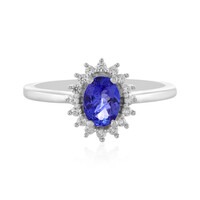 Anello in argento con Tanzanite
