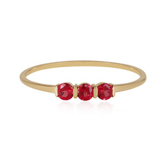Anello in oro con Spinello Rosso
