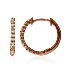 Orecchini in oro con Diamante Rose de France SI1 di Argyle