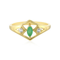 Anello in argento con Smeraldo Zambia