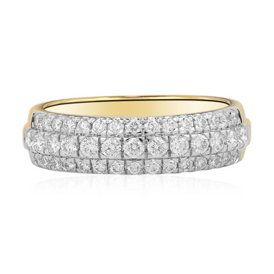 Anello in oro con Diamante IF (D) (Annette)