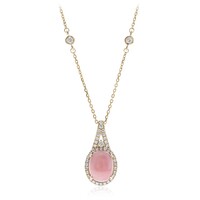 Collana in oro con Opale Rosa (CIRARI)
