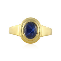 Anello in argento con Zaffiro Stellato Blu