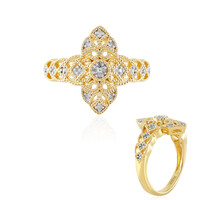 Anello in argento con Diamante I2 (J)