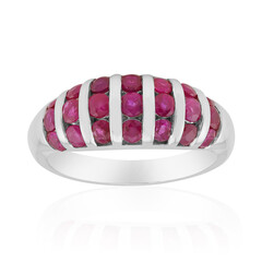 Anello in argento con Rubino della Birmania (Pallanova)