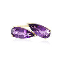 Anello in oro con Ametista Siberiana (de Melo)