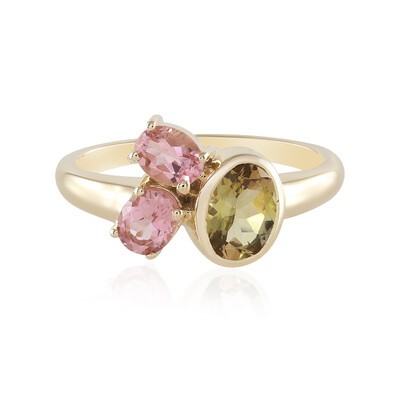 Anello in oro con Tanzanite Gialla (non riscaldata) (Adela Gold)