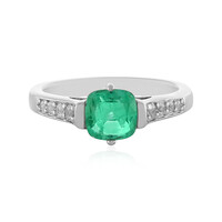 Anello in argento con Smeraldo Colombiano