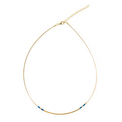 Collana in argento con Ematite Blu