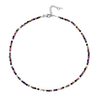Collana in argento con Occhio di Tigre (Riya)