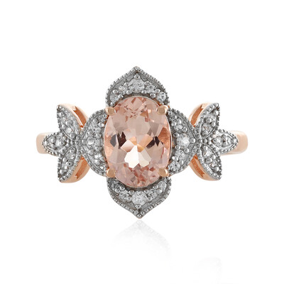 Anello in argento con Morganite